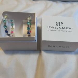 Bomb Party Jewel Candy - The Dorothy Yellow and Green Dangle Earrings